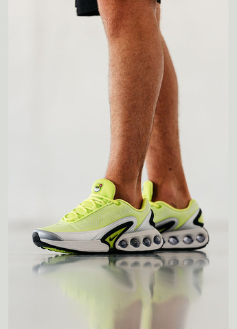 Зеленые демисезонные кроссовки мужские nike air max dn green | найк аир макс дн зеленые No Brand