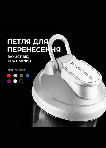 Шейкер спортивний електричний VOLTRX 600 мл. Tritan White SmartShake VortexBoost (329440450)