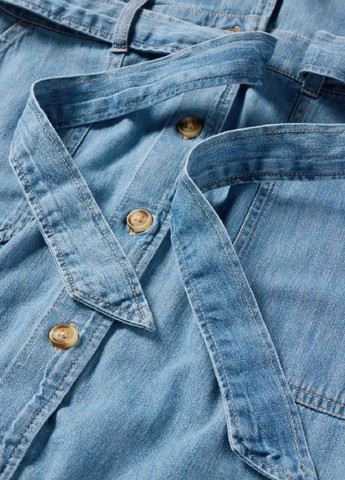 Блакитна сукня C&A однотонна