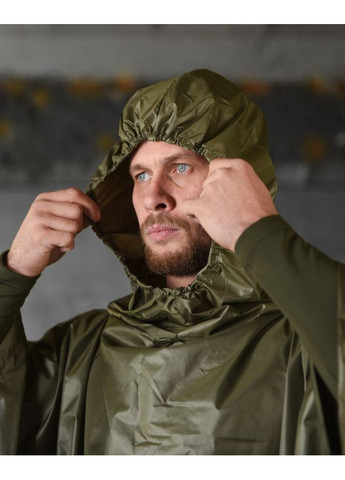 Тактичний пончо-дощовик No Brand (363187407)