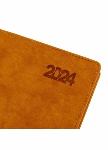 Дневник датированный 2024 год, А5 формата горчичный, Case интегральная обложка Leo Planner (281999568)