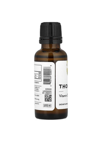 Витамин D3 и K2, Vitamin D/K2, 30 мл Thorne Research (326054133)