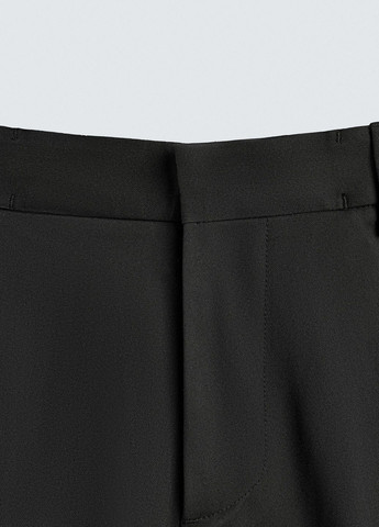 Черные повседневный демисезонные брюки Zara