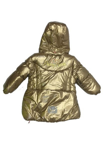 Золота зимня куртка Pampolina Sweet Little Bird