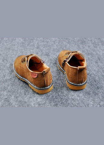 Туфлі дитячі еко-замша WSX коричневі No Brand (303612733)