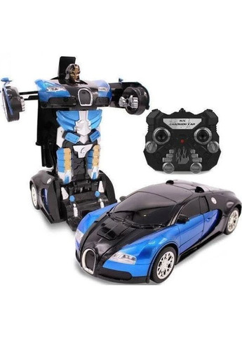 Радиоуправляемая машинка Bugati робот с пультом 1:18 Robot Car синий (2086350965) No Brand (328439683)