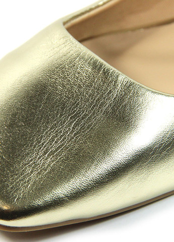 Жіночі жіночі балетки Only | золоті однотонні штучна шкіра (369164290)