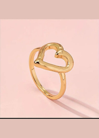 Женское кольцо "Сердце, цвет золото, размер No Brand (315705440)