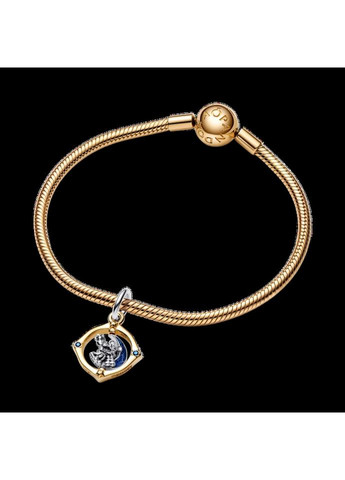 Срібний шарм Пандора "Міккі та МІнні Маус на місяці, що обертається" 762955C01 Kabluchka (355348695)