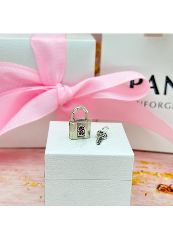 Срібний шарм Пандора "Замок і ключ" 790088C02 Kabluchka (355347478)