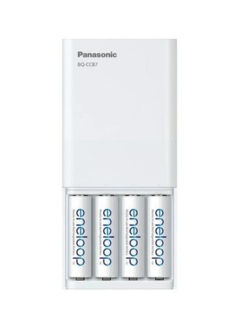 Зарядний пристрій USB in/out з функцією Power Bank+4AA 2000 mAh Panasonic (334116905)