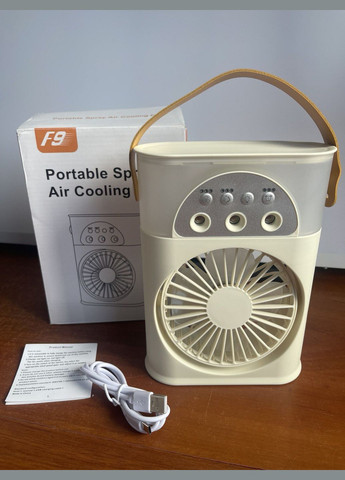 Персональний вентилятор-розпилювач водяного туману/зволожувач повітря/USB/Портативний кондиціонер/Настільний вентилятор Monocrystal (299715929)