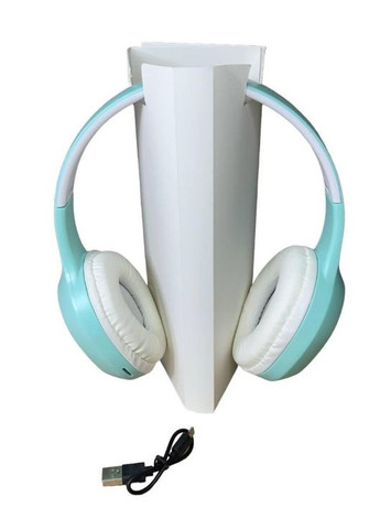 Наушники накладные YLZ-5 FM радио и Bluetooth для детей голубые (1756375776) No Brand (335419329)