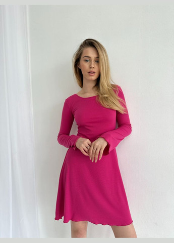 Малиновое женское платье мини цвет малиновый р.42/44 453542 New Trend