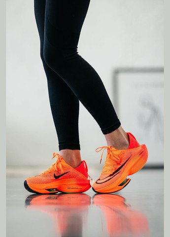Кроссовки женские и мужские Nike Air Zoom Alphafly orange | Найк Аир Зум Алфафлай оранжевые No Brand оранжевые демисезоны (315761829)