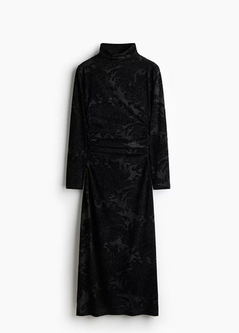 Чорна святковий сукня H&M однотонна