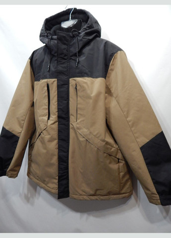 Коричневая мужская теплая демисезонная куртка с капюшоном р.56 001mdk (только в указанном размере, только 1 шт) Primark