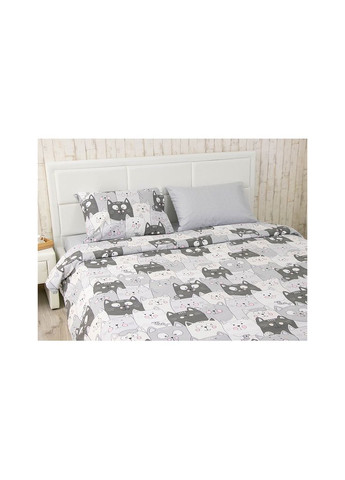 Постільна білизна Grey Cat бязь набивна (m480840) Руно Grey Cat бязь набивна євро (366567350)