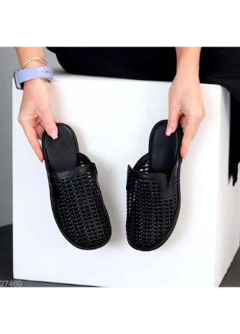 Черные женские сабо No Brand