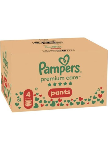 Підгузки (8700216829359) Pampers Premium Care Pants Розмір 4 (9-15 кг) 114 шт (357435949)