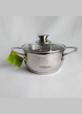 Кастрюля нержавейка с крышкой 16 см, 1.6 л (MR-3510-16) Maestro (334713920)