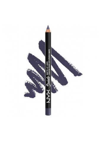 Матовий олівець для губ Suede Matte Lip Liner 1 г Foul Mouth (SMLL18) NYX Professional Makeup (279364057)