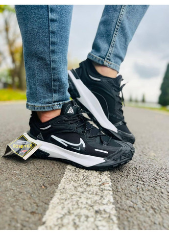 Черные демисезонные кроссовки мужские nike acg mounth fly 2 low black white найк асж маунс флай No Brand