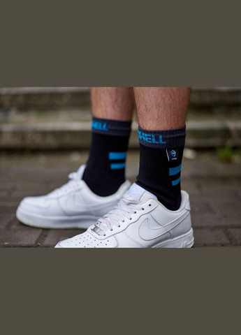 Шкарпетки водонепроникні Running, p-p S, з блакитними смугами (A-015916) DexShell (319391092)