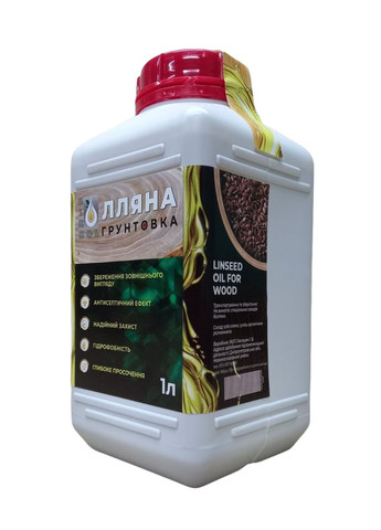 Льняная грунтовка 1 л для дерева LISSOL (315401697)