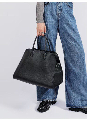 Сумка женская тоут из экокожи черная No Brand (364134794)