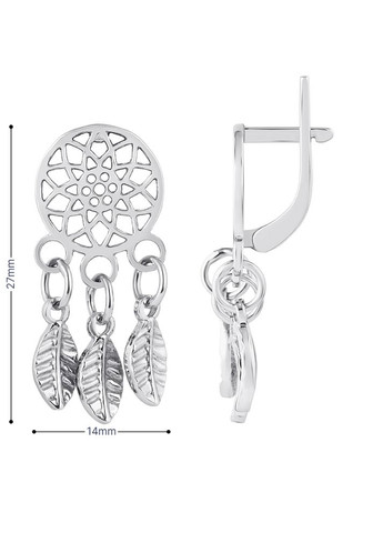 Срібні сережки Ловець снів (4798.1) IRIJ (331016941)