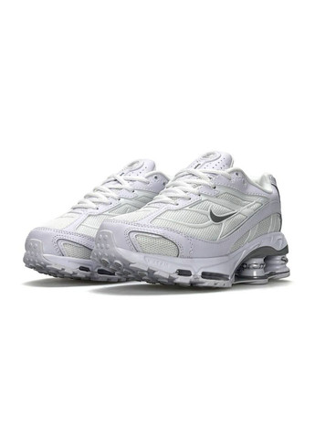 Кроссовки женские Nike x No Brand Supreme Shox Ride 2 SP White белые демисезоны (373259246)