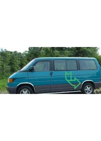 Накладки на арки (4 шт, нерж) для T4 Transporter 1990-2003 рр Volkswagen (391744712)