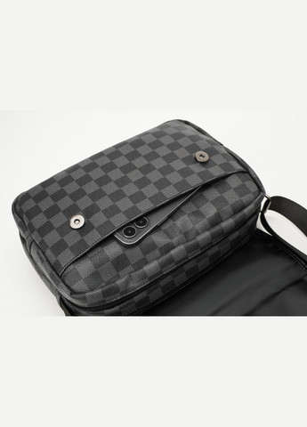 Мужская городская сумка барсетка на 2 отдела клетка Eton (316694242)