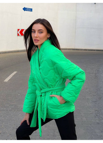 Салатова зимня ✔️куртка (осінь/весна) DK/DL Мода без кордонів