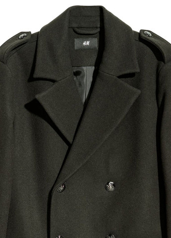 Темно-зелене Пальто чоловіче H&M