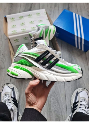 Сірі кросівки чоловічі adidas adistar jellyfish x pharell williams grey fluo green адідас адістар сірі демісезон No Brand
