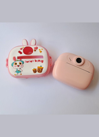 Дитячий фотоапарат з миттєвим друком Зайчик JE-7678 No Brand (337177404)
