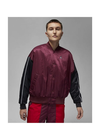 Бордовая куртка женская flight renegade jacket bordo dv1414-645 Air Jordan