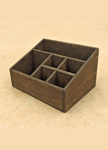 Органайзер настільний з дерева Літлтон капучино (КНЦ-003609) No Brand (328226382)