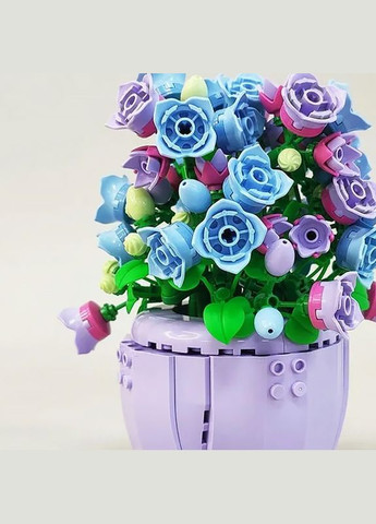 3D конструктор набор строительных блоков JIE-STAR 92360 Bell flower 372 деталей пластиковый 10шт JIE Star (352011386)