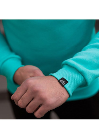 М'ятний світшот 007 зима ментоловий Pobedov однотонний без декору (364864101)