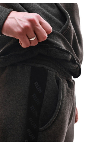 Сірий зимній костюм спортивний чоловічий No Brand