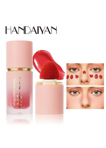 Рум'яна рідкі для обличчя Mousse Liquid Blush 03 Handaiyan (315424282)