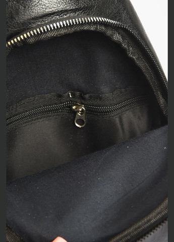 Сумка мужская через плечо из экокожи черного цвета Let's Shop (336147713)