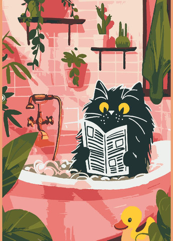 Картина по номерам Которелаксия 28x40 см (RB-1169) Riviera Blanca (339872384)