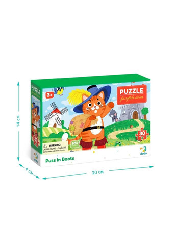 Детский пазл "Кот в сапогах" DoDo Toys 300693, 30 элементов Toysi (372495355)