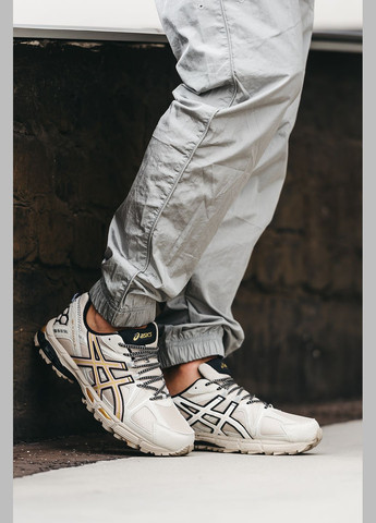 Бежеві всесезон кросівки чоловічі і жіночі asics gel-kahana 8 beige | асікс гель-кахана 8 бежевий No Brand
