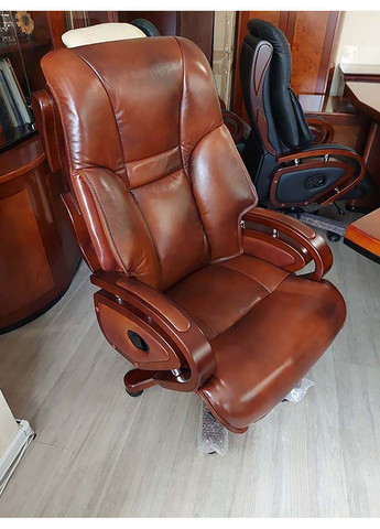 Кресло руководителя Спрингс коричневый Діал (363186478)