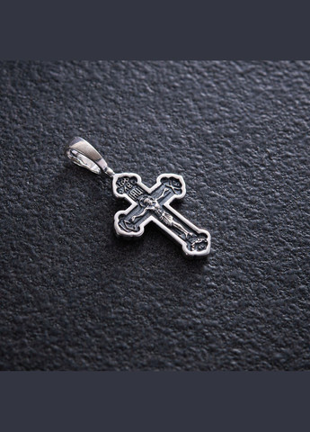 Срібний православний хрестик 132704 Oniks (264022973)